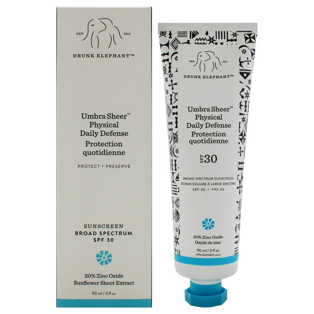 Protector solar Drunk Elephant Umbra Sheer Physical SPF 30 90 ml Wo
