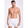 thumbnail image 1 of Principle 1014 Long Johns Blanc Caleçons Courts pour Hommes 5 Pcs, 1 of 1
