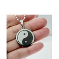 thumbnail image 3 of R.H. Jewelry, Yin Yang Stainless Steel Pendant with Love Message, 3 of 3