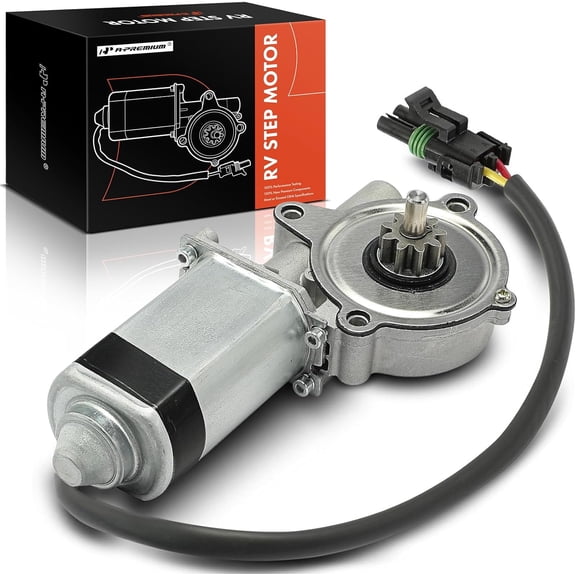 A-Premium RV Entry Step Motor Compatible with Kwikee Electric RV Steps 24 25 42 44 47 Revolution Series, Replace# 300-1457, 094707-05-701, 1010002326