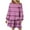 A_ Pink Dresses for Women, variant on SMihono Fashion Spring Dresses for Women 2025 Long Sleeve Crewneck Shift Dress Plus Size Loose Fit Short Dress Striped Flowy Dress Black 4