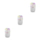 thumbnail image 2 of Humidificador de aire Bearachild 300ml difusor de escritorio con luz nocturna Blanco 3Conjunto, 2 of 6