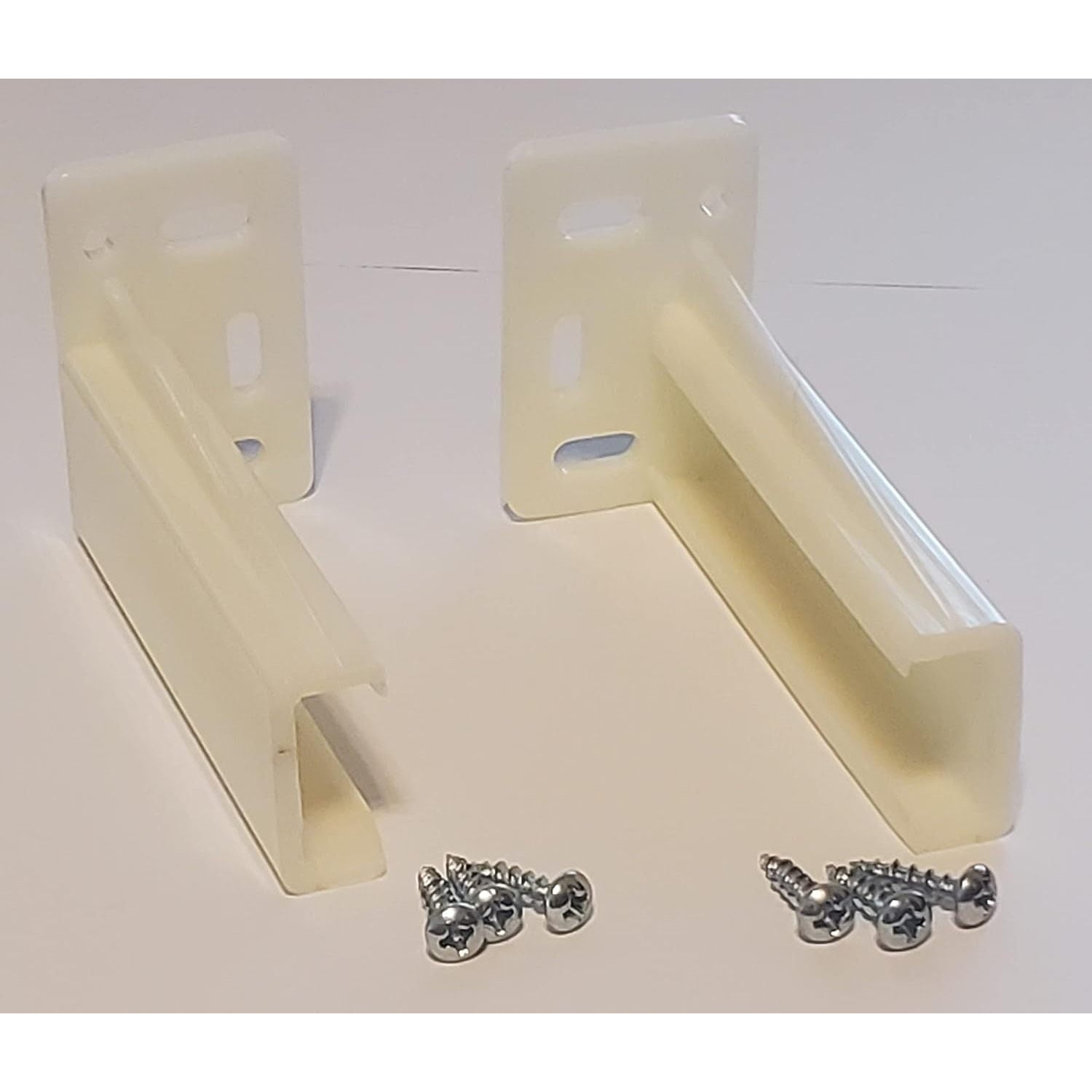 One Pair KT HR9000RL Rear Drawer Track Socket Mounting Back Plates