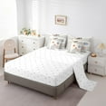 thumbnail image 3 of YST Abstract Red Sun 7-Piece Bedding Set, Geometric Lines, Queen, 3 of 4