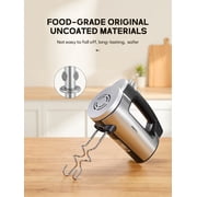 Reemix Hand Mixer - 7-Speed (6+Turbo Boost) Electric Mixer, 300W Powerful Motor, Dishwasher-Safe, One-Touch Eject