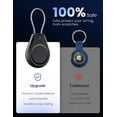 thumbnail image 4 of 4 Pack Waterproof AirTag Holder, Air tag Secure Case Antitheft with Wire Cable, Ultra Durable, Scratch-Resistant Tag Cover with Key Locking, AirTag Keychain Accessories for Car Bike Luggage Key Dog, 4 of 7