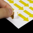 thumbnail image 5 of Small Arrow Sticker Label 1.2x0.5", 180 Pcs Adhesive Color Coding Decal, Yellow, 5 of 6