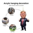 thumbnail image 2 of Adorno Acrílico Donald Trump para Llavero Mochila Coche (estilo 4), 2 of 3