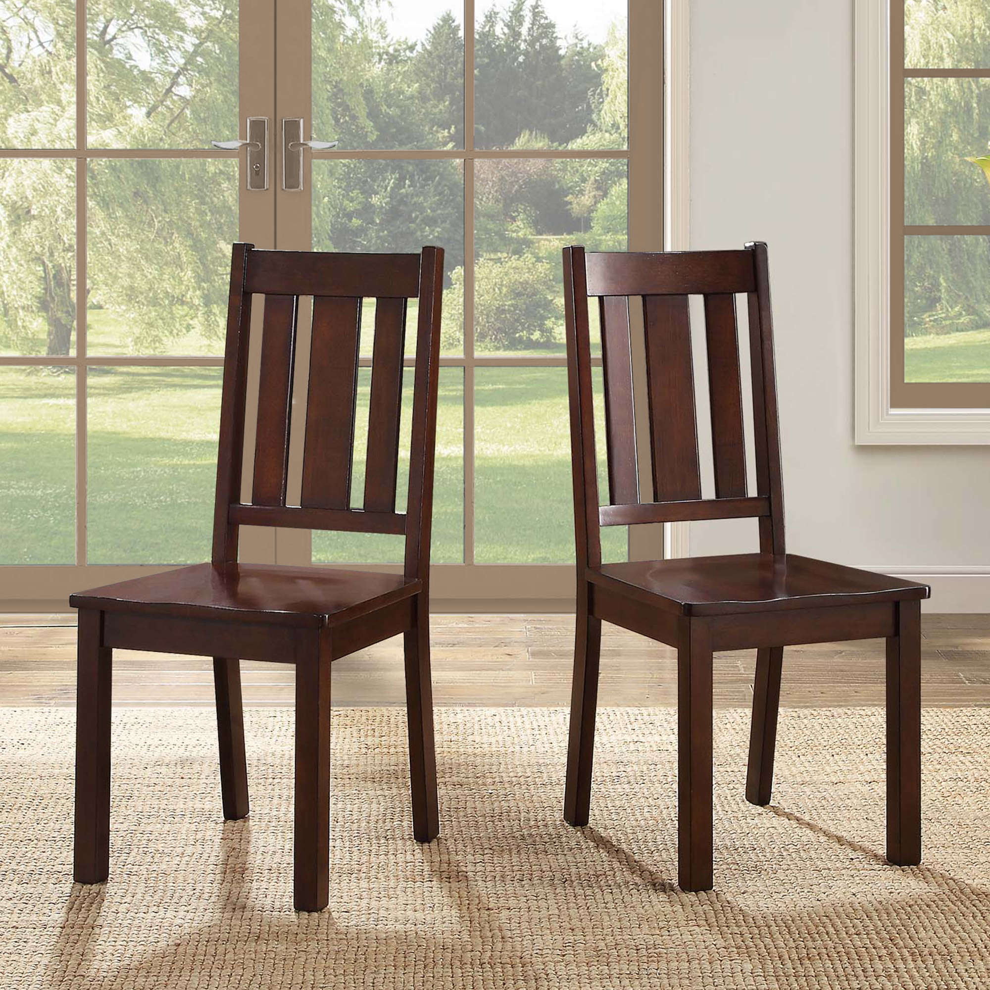 Better Homes & Gardens Bankston Dining Chairs, Set of 2, Mocha photo 2