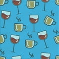 thumbnail image 1 of Ahgly Company Indoor Square Patterned Blue Ivy Blue Area Rugs, 5' Square, 1 of 6