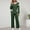 Green, variant on Women'S Sweatsuits 2 Piece Outfits - Long Sleeve Sweatshirt With Jogger Pants Set Matching Sweat Sets for Women Jogging Suits for Women