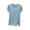 Light Blue, variant on Qgtaibl Plus Size Athletic Shirts for Women Casual Modal Short Sleeve Side Split Tops Summer Breathable Stretch Running Gym T-Shirts White XXL
