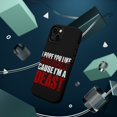 thumbnail image 3 of DistinctInk MagSafe Tough Case for Apple iPhone 15 (6.1" Screen) - I Hope You Like Animals Cause I'm A Beast - Slim Profile Design, 3 of 6