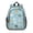 Multicolor Cat Head, variant on Cat and Rabbit Checkerboard Blue Backpack for School, Cute School Bag with Adjustable Shoulder Straps and Padded Back, 15"x11.42"x5.5"