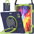 thumbnail image 1 of Funda a juego para iPad Pro de 12,9 pulgadas (2020) con correa para el hombro, soporte de anilla ajustable grande, portalápices y protección contra golpes., 1 of 5
