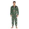 thumbnail image 3 of FORMRS Onesies Pajama for Adults Unisex Hoodie Winter Jumpsuit One Piece Sleepwear, Sizes S-2XL, Christmas Hats, 3 of 7