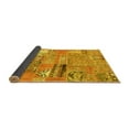 thumbnail image 2 of Ahgly Company Indoor Square Patchwork Yellow Transitional Area Rugs, 8' Square, 2 of 4
