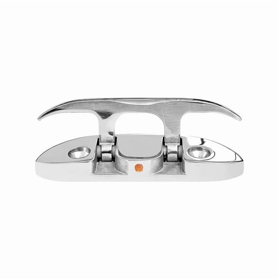 ISURE MARINE 316 Stainless Steel Boat Folding Cleat 4-1/2" Flip-up Dock Cleat Marine Grade