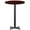 Mahogany, variant on Flash Furniture 30'' Round Natural Laminate Table Top with 22'' x 22'' Bar Height Table Base