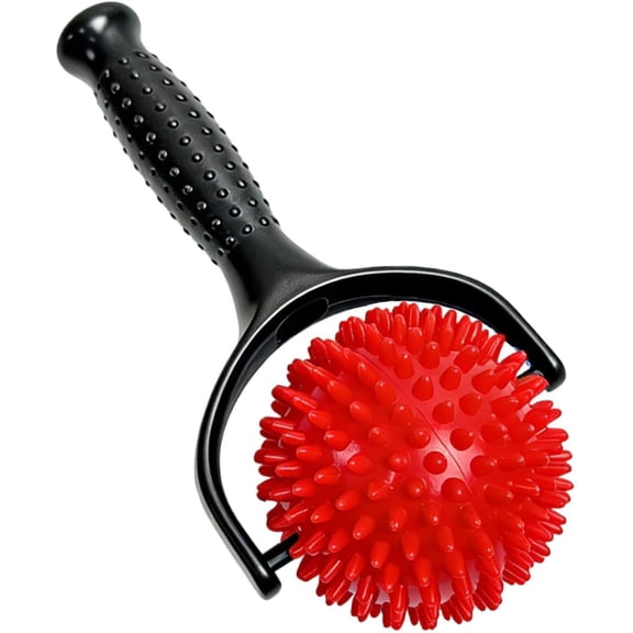 Handheld Muscle Roller with Spiky Balls – Massage Stick for Back, Shoulders, Legs, Calves, and Feet