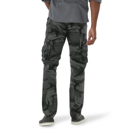 wrangler men's stretch taper leg regular fit cargo pant