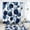 Blue gradient hexagon, variant on All Smiles Bathroom Sets with Shower Curtain and Rugs, 4-Piece Blue Gradient Hexagon Waterproof Bathroom Decor, Includes Non-Slip Mat, Toilet Lid Cover
