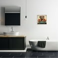thumbnail image 3 of Stupell Industries Rustic Floral Tub Elephant Animals & Insects Painting White Framed Art Print Wall Art, 17 x 17, 3 of 9