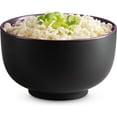 thumbnail image 5 of Kook Ceramic Japanese Noodle Bowl Set, 34 Oz, Set of 4, Eggplant Inside, 5 of 6