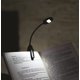 thumbnail image 1 of Lámpara de lectura LED con iluminación, funciona con Max. : Brillo máximo: Lámpara de pinza flexible con cuello de cisne, montaje con clip, negra TUNC Sencillez, 1 of 5