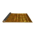 thumbnail image 2 of Ahgly Company Indoor Rectangle Solid Yellow Modern Area Rugs, 5' x 7', 2 of 4