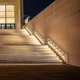 thumbnail image 4 of Juego de 6 modernas luces solares LED de acero inoxidable para exteriores para patios, escaleras, jardines cálidos, 4 of 4