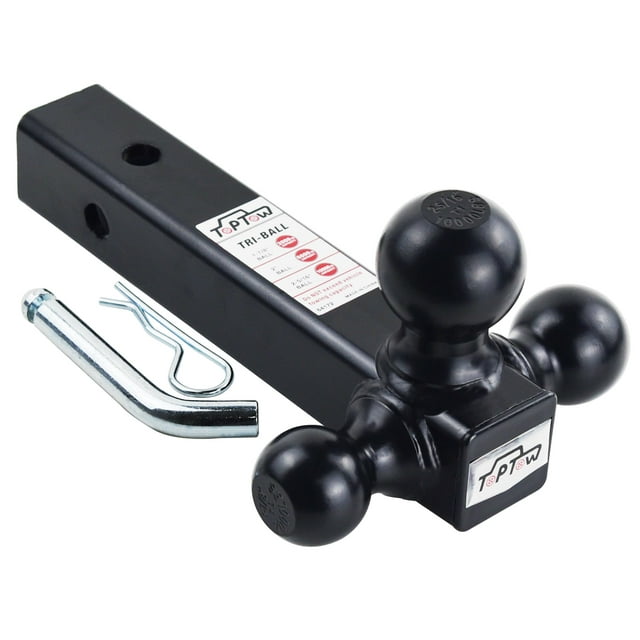 Soporte de triple bola para enganche de remolque TOPTOW para 2