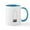 White/Blue Inside, variant on CafePress - Camera With Neck Strap Mugs - 11 oz Ceramic Mug - Novelty Coffee Tea Cup