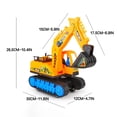 thumbnail image 2 of Twfbrm Excavator Toys for Kids, Toddler Toys Construction Engineering Vehicle Toy with Moveable Claw, Large Digger Vehicle Inertia Truck Interactive Educational Toy Gifts for Age 3-12 Boys, 2 of 8