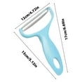 thumbnail image 3 of Aodebiao Cooking Tools Wide Mouth Peeler Vegetables Fruit Stainless Steel Knife Cabbage Graters Salad Potato Slicer Kitchen Accessories, 3 of 7