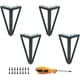 thumbnail image 1 of Rawiri Paquete de 4 patas de mesa de metal negro, patas de muebles intercambiables, para mesa de centro/TV/sofá/cama y otras patas de muebles, con tornillos (15 cm), 1 of 8