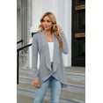 thumbnail image 4 of Women's daily wear loose and slimming fashionable texture cardigan jacket, 4 of 4