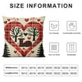 thumbnail image 5 of Nawypu  Valentines Day Pillow Covers Buffalo Plaid Farmhouse Decoration and Heart Love Throw Pillow Covers for Home Outdoor Indoor Decor, 5 of 5