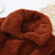 thumbnail image 2 of Gibobby Abrigos de invierno para niños y niñasChaqueta para niños pequeños, bebés, niñas, niños, Otoño Invierno, cárdigans sólidos para bebés, chaquetas (Vino, 12-18 Meses), 2 of 5