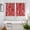 Red, variant on Vintage Wave Lines Kitchen Curtains Window Panels, Classic Minimalist Striped Navy Blue Insulated Window Treatment Curtain, Grommet Curtains for Bedroom/Living Room/Bathroom, 2 Piece 42"Wx84"L