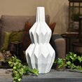 thumbnail image 2 of Urban Trends Collection 21455 Ceramic Bellied Round Vase with Narrow Lips, White - Large, 2 of 2