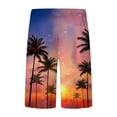 thumbnail image 5 of Mens Swim Trunks Quick Dry Summer Digital 3D Printed Elasticated Waisted Beach Pants Orange Beachwear Outdoor Swimming Shorts L, 5 of 5