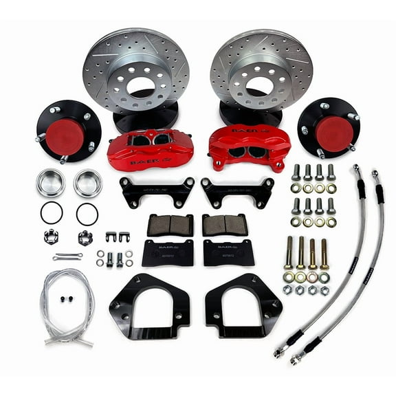 Baer Brakes 4301605B 11" SS4 Alum Hub, Front Brake Kit, Black, SDZ