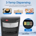 thumbnail image 3 of ICEVOKE Top Load Hot, Room & Cold Water Cooler Dispenser for 3/5 Gal, Child Safety Lock, 3 of 6