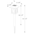 thumbnail image 7 of C Cattleya 12-Pack Black Solar LED Outdoor Path Lights for Garden,Walkway,Backyard, 7 of 7
