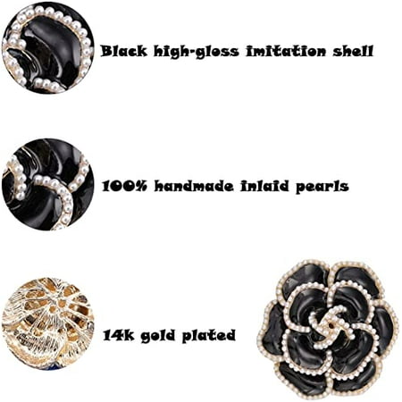 Suzh U Broche En Strass Autrichien Pour Femme Avec Fleur En Cristal Et Email Dore Walmart Canada