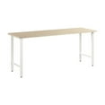 thumbnail image 1 of Pemberly Row Engineered Wood 72W x 24D Computer Desk w/ Metal Legs - Natural Elm, 1 of 9