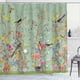 thumbnail image 5 of Shower Curtain,Butterfly Bird Flower Waterproof Bathroom Curtains,Mould Proof Resistant Wet Room Shower Curtain,Washable Bathtub Curtain with 12 Hooks, 5 of 5