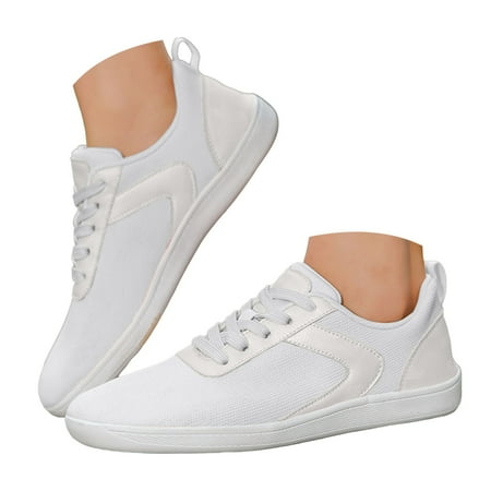 Zshosam Men s Casual Dress Shoes Sneakers Business Lightweight Oxfords Arch Support Walking(White 48)