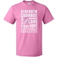 thumbnail image 3 of Inktastic Turners Syndrome Awareness Strength Courage Support T-Shirt, 3 of 5